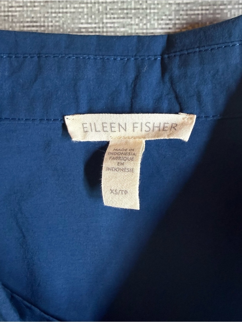 Eileen Fisher Organic Cotton Poplin Short-Sleeve Shirt - Picture 4 of 7